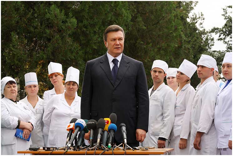 В.Ф. Янукович в Евпатории